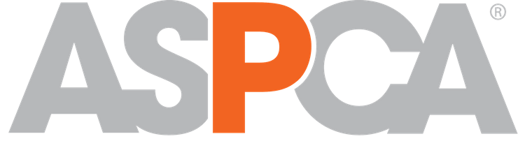 ASPCA's nonprofit logo features bold typography with their organization's acronym.