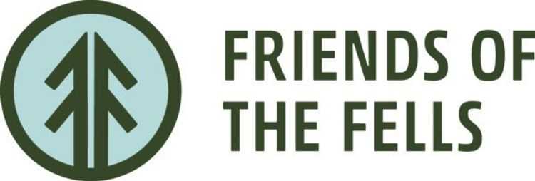 This nonprofit logo from Friends of the Fells includes earthy tones and a graphic of a tree, representing their mission of environmental conservation.