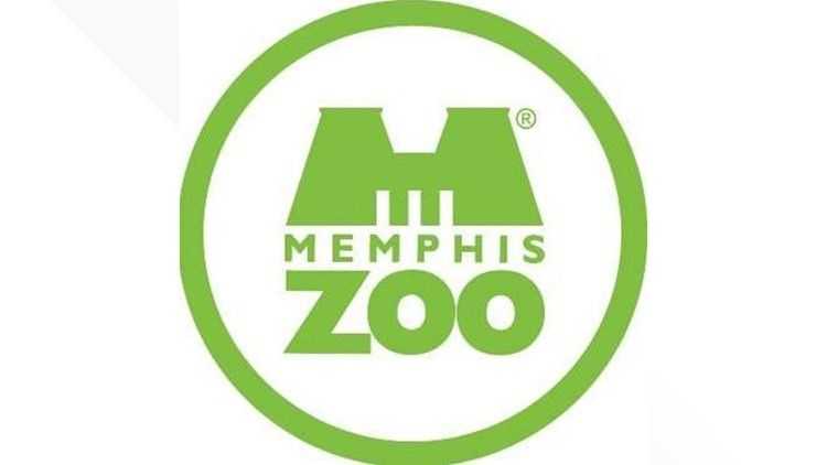 Memphis Zoo's nonprofit logo design includes a graphic of the entrance to the zoo.