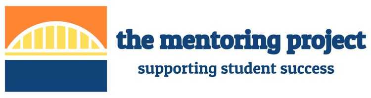 In this nonprofit logo, the Mentoring Project includes its name and slogan.