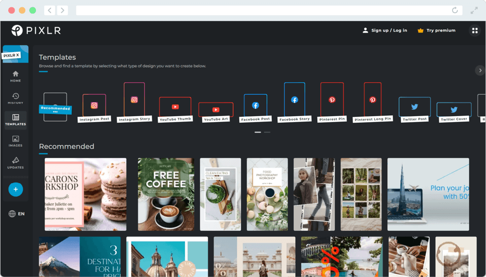 Simplify graphic design for nonprofits with Pixlr, which has similar tools as Photoshop.