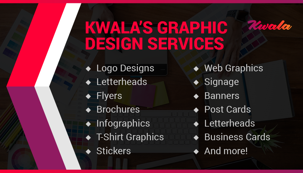 This list covers our nonprofit graphic design services.
