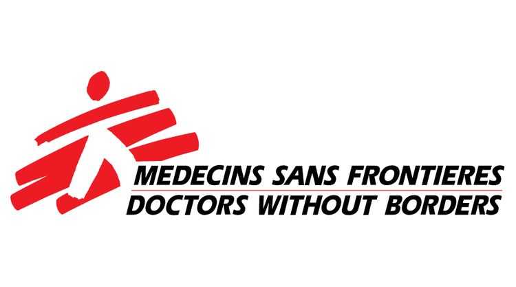 The Doctors Without Borders' nonprofit logo includes the organization's name in French and English.