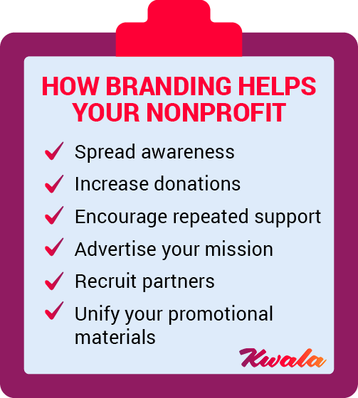 Here are six main ways effective nonprofit branding assists your cause.