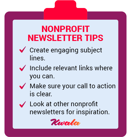 Follow these nonprofit newsletter tips.