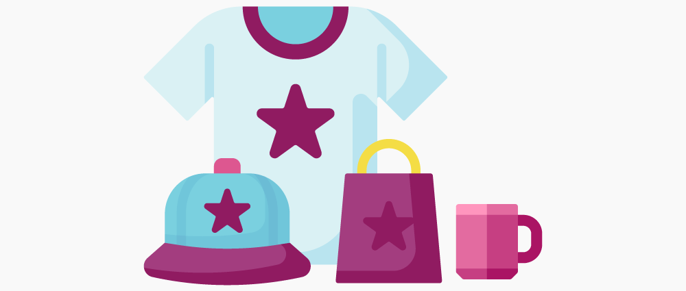 Free nonprofit merchandise like t-shirts and mugs are a volunteer recognition idea that provide supporters with tangible rewards.